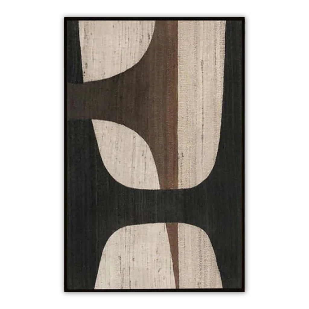Earthy Elegance - Wabi Sabi Neutral Abstract Canvas Art | Minimalist Wall Decor
