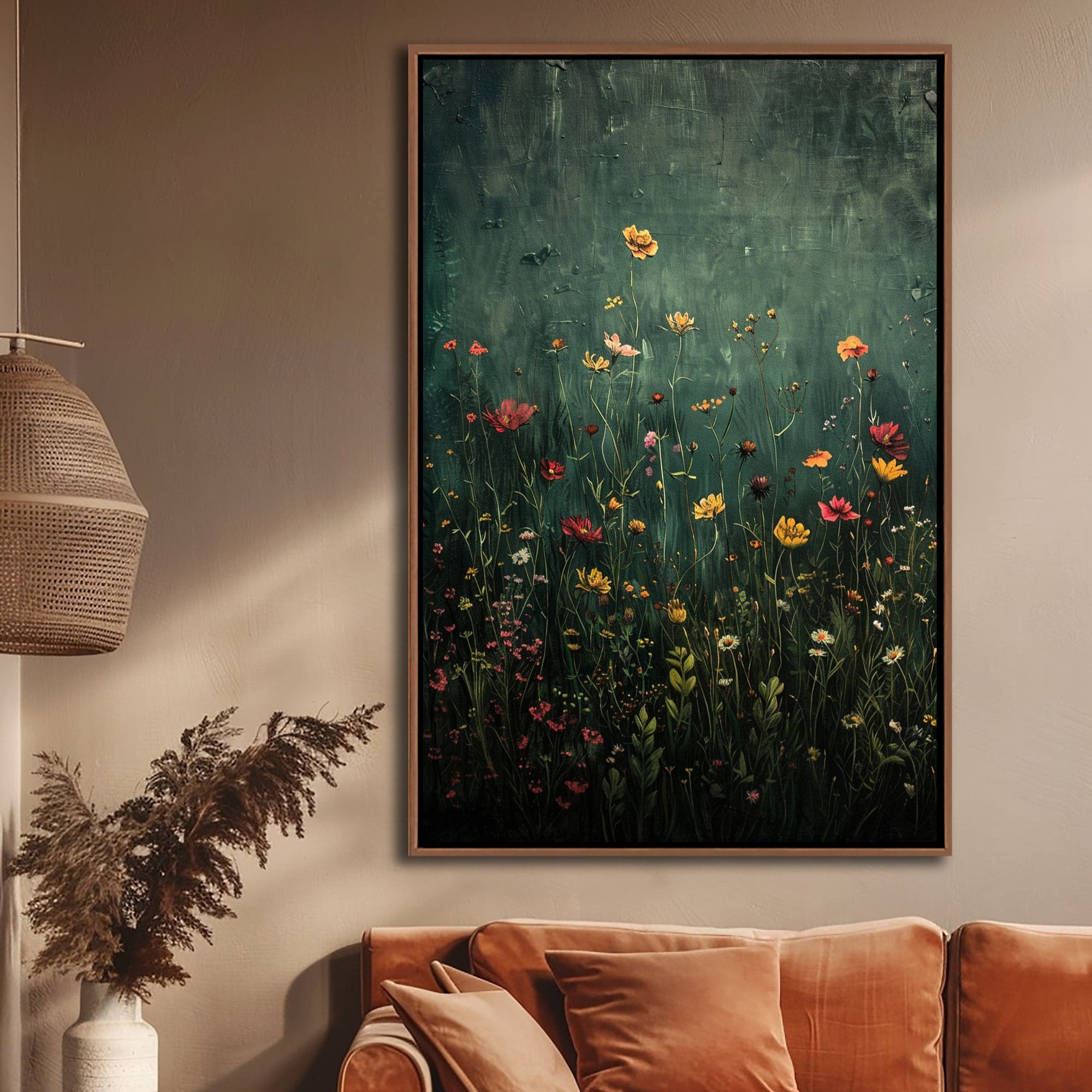 special payment link forMidnight Bloom with Wood Frame at size 64"x48"