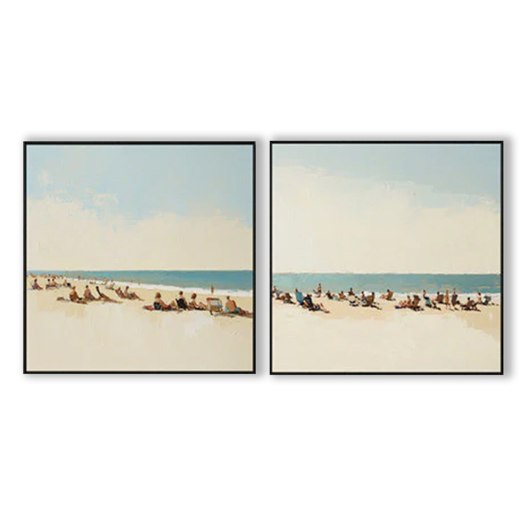 Coastal Serenity Diptych