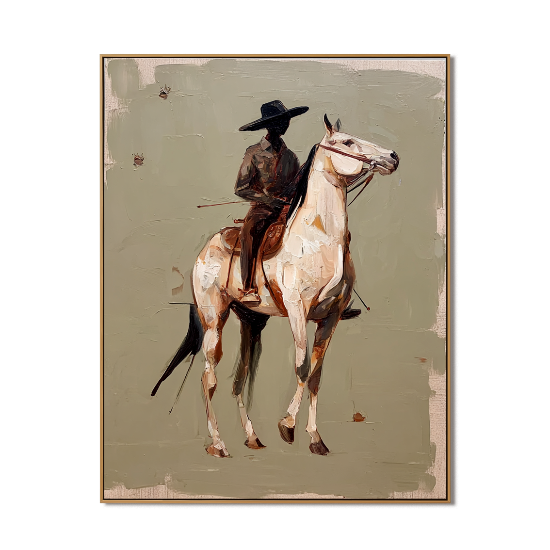 Frontier Whisper – Equestrian Western Figurative Wall Art