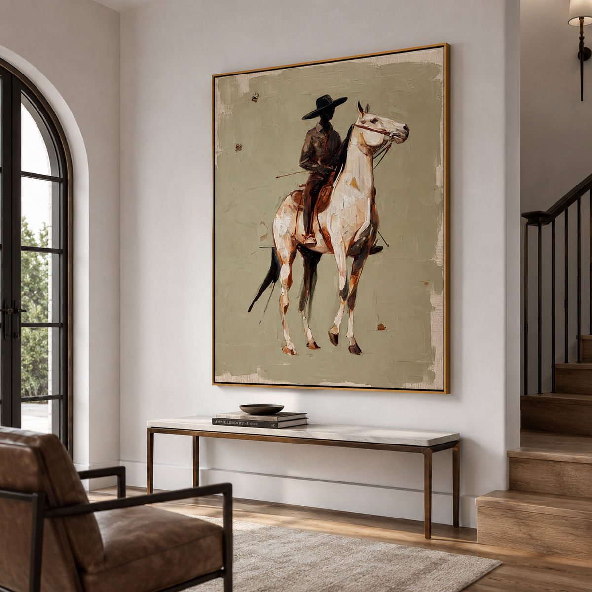 Frontier Whisper – Equestrian Western Figurative Wall Art