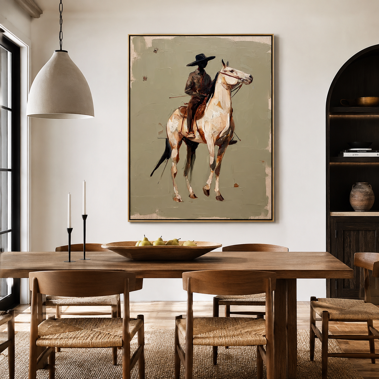 Frontier Whisper – Equestrian Western Figurative Wall Art