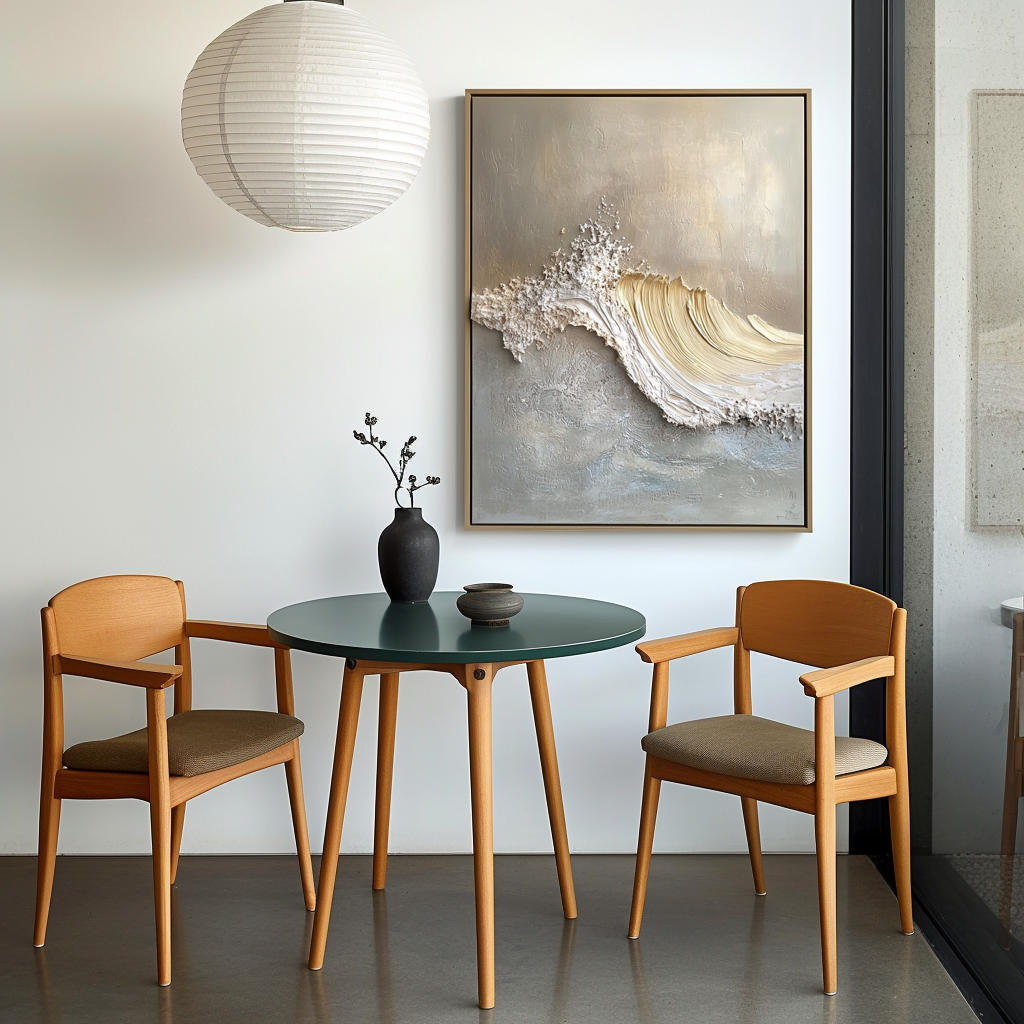 Golden Break – Sculptural Wave Textured Wall Art 3D Textured Abstract Wave Art