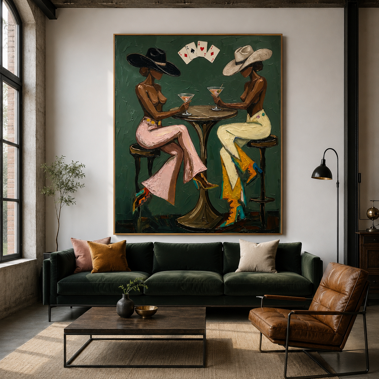 Midnight Cocktail Society – Modern Figurative Wall Art