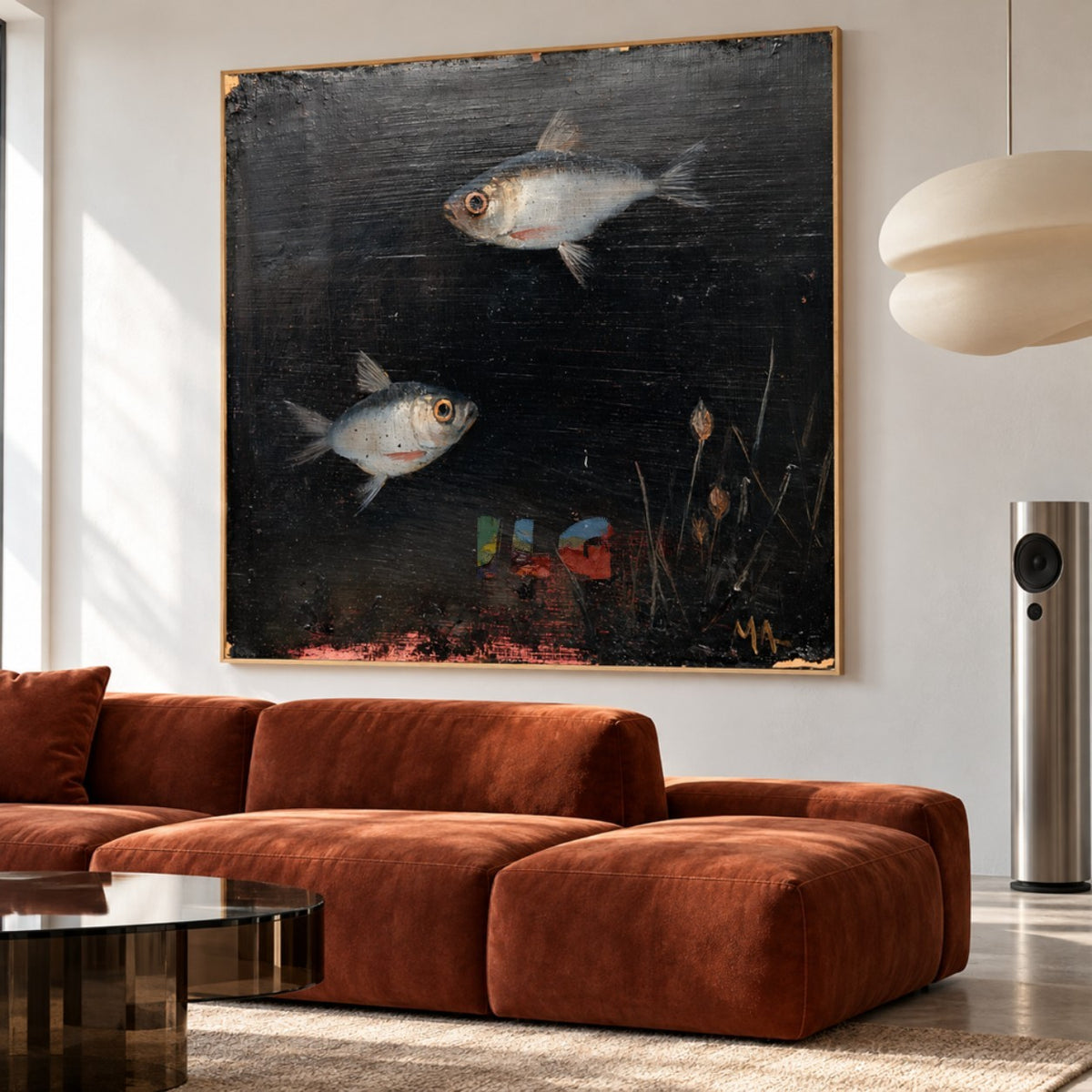 Midnight Drifters – Vintage Fish Figurative Wall Art