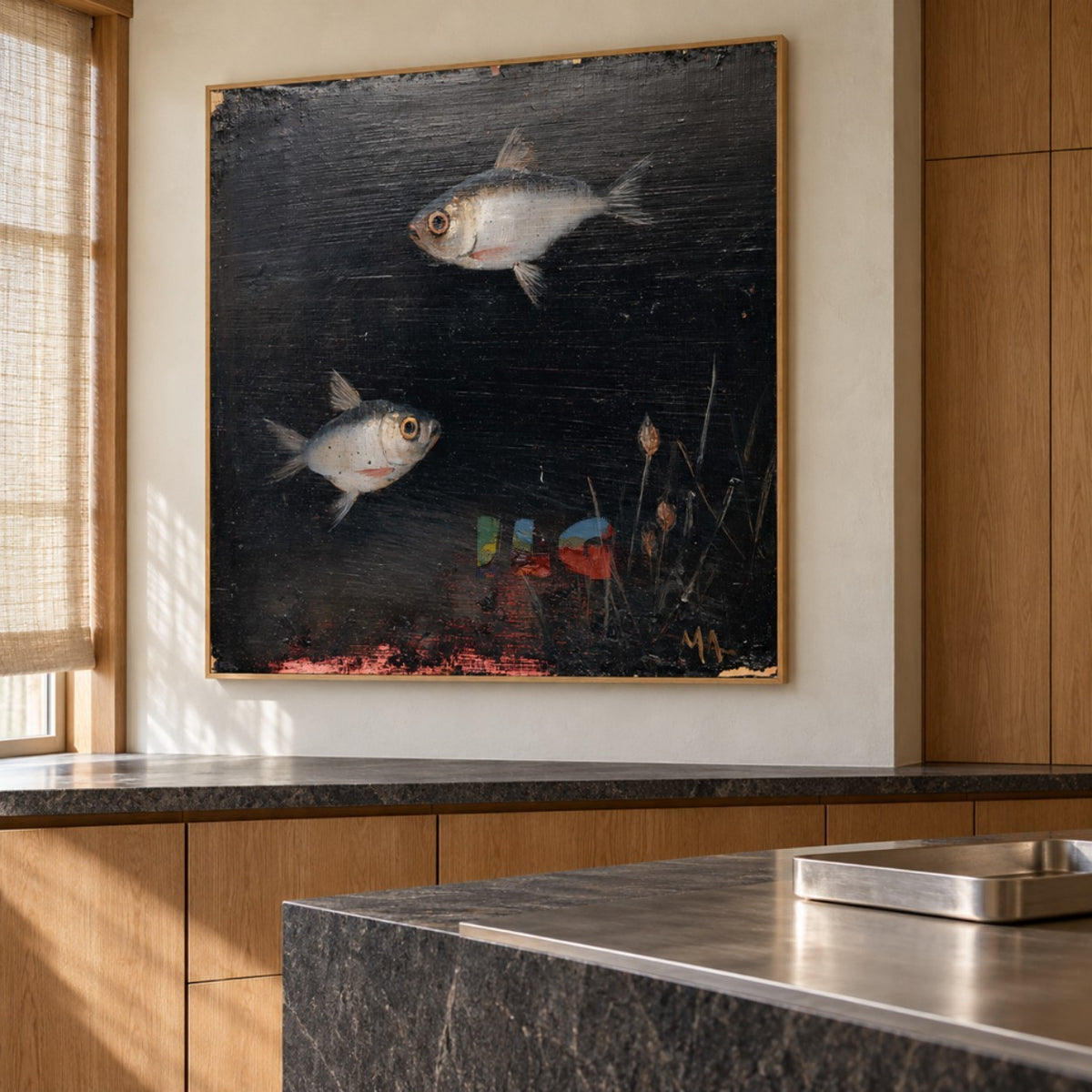 Midnight Drifters – Vintage Fish Figurative Wall Art