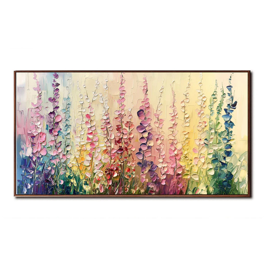 Wildflower Symphony: Textured Art