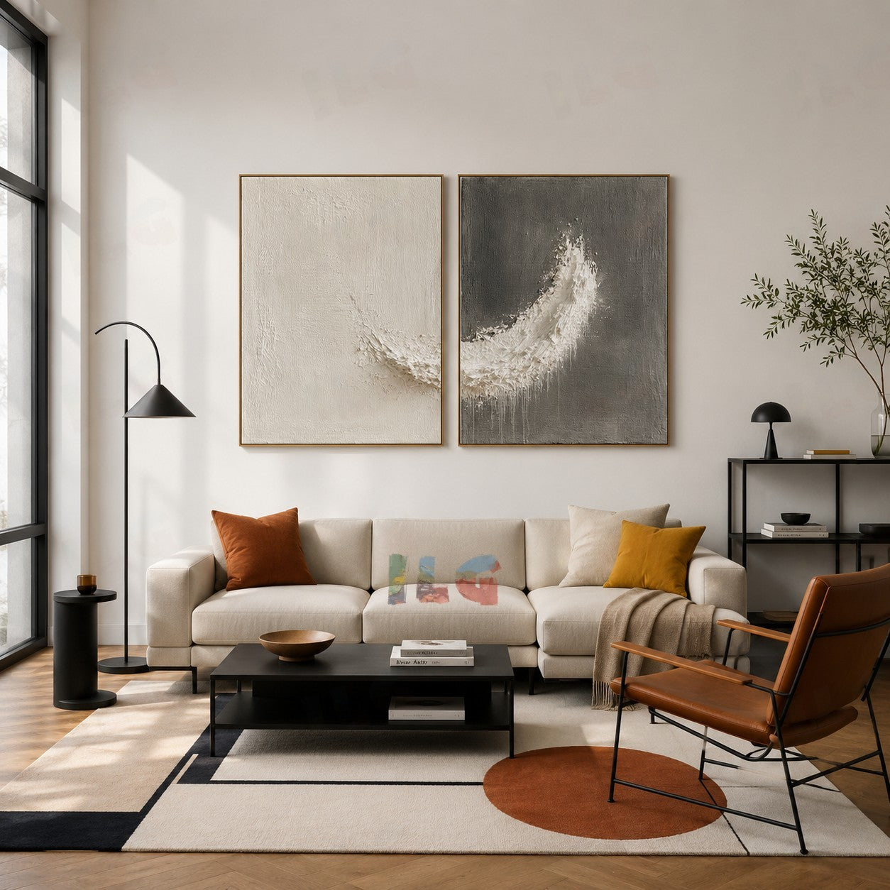 Eclipse Drift – Abstract Textured Wall Art