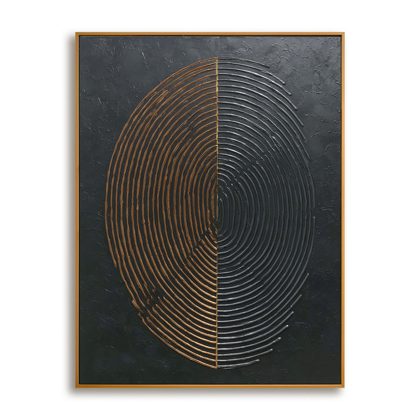 Symmetrical Echoes - Modern Interior Decor Circular Geometric Abstract Wall Art
