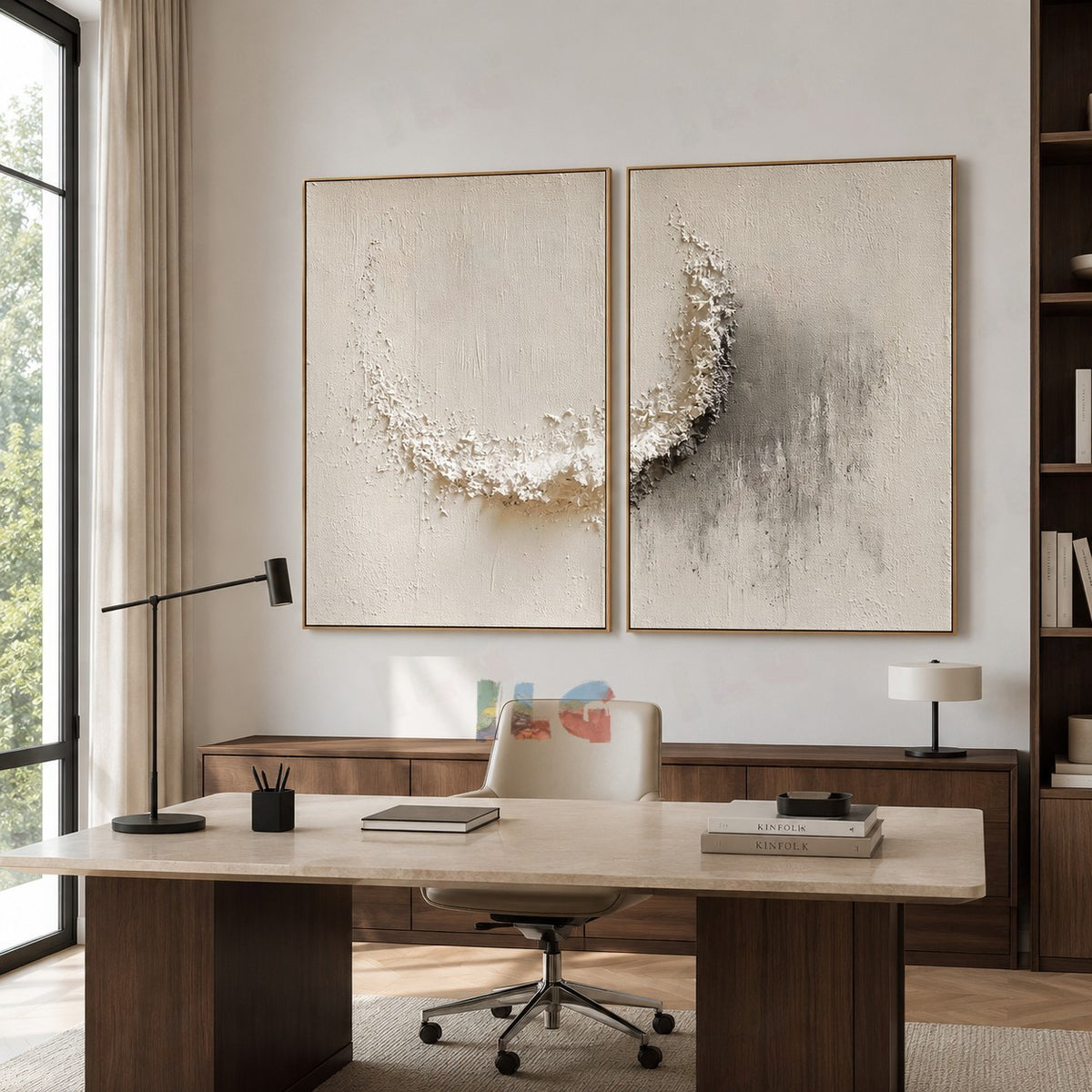 Tidal Crest – Abstract Textured Wall Art