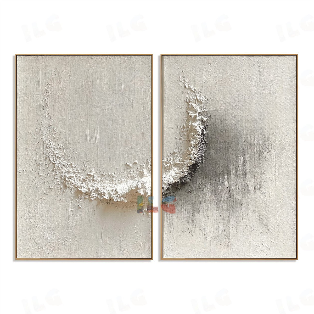 Tidal Crest – Abstract Textured Wall Art