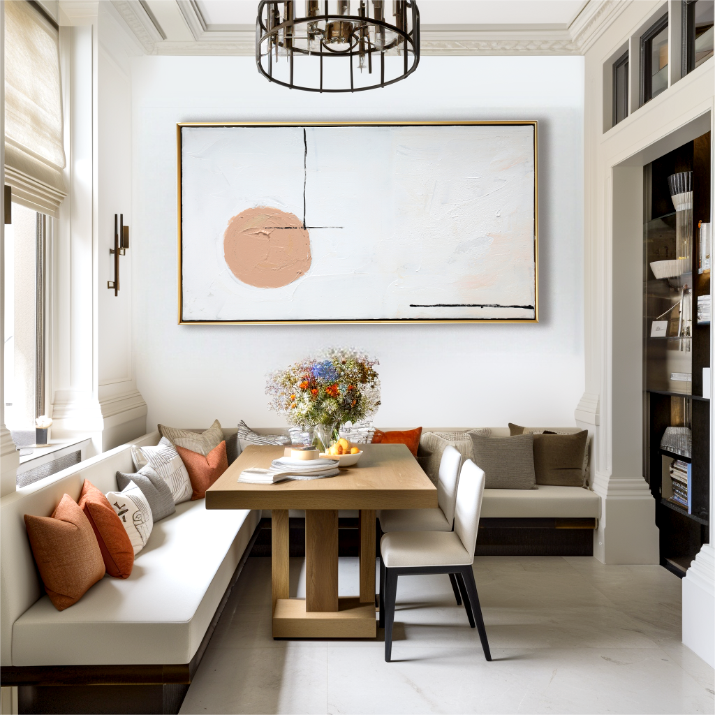 Soft Solace – Minimalist Textured Abstract Painting