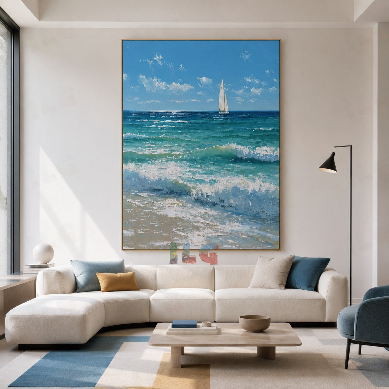 Bluewater Solitude – Coastal Seascape Wall Art
