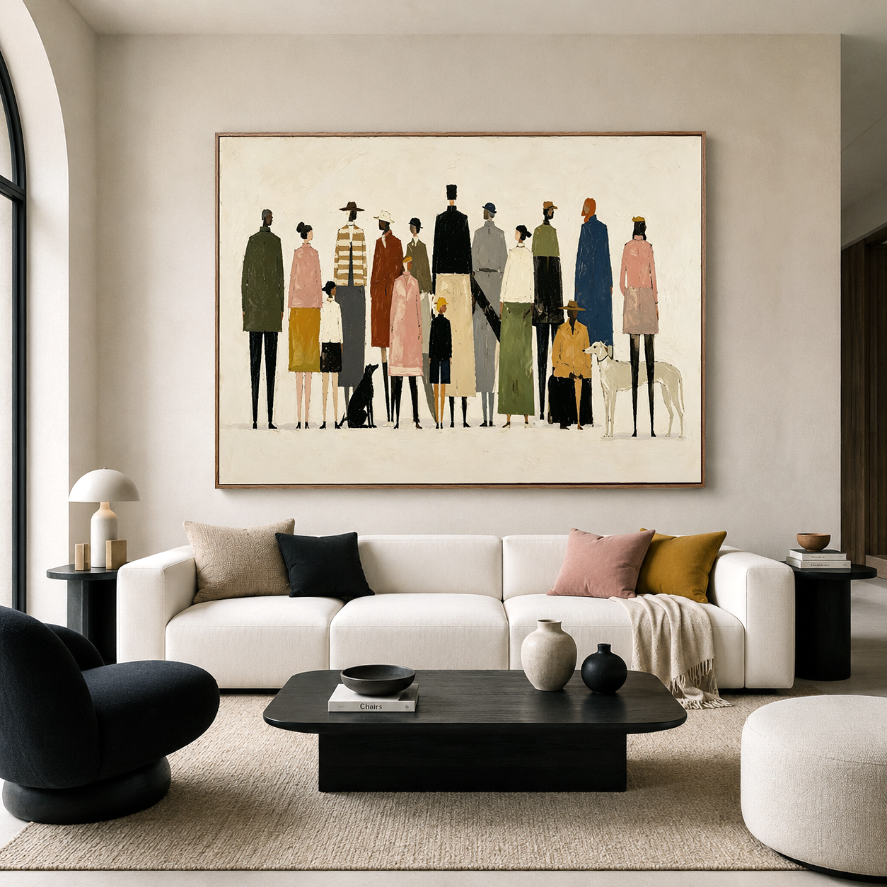Gathered Horizons - Figurative Community Wall Art