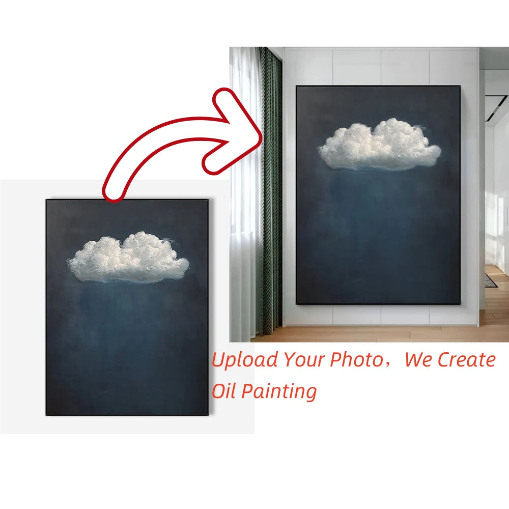 Upload Your Photo(2:3 Rectangular),We Create Oil Painting