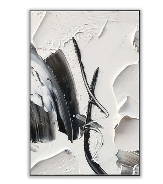 special payment link for artwork Monochrome Symphony with size 70"x90", wrapped canvas