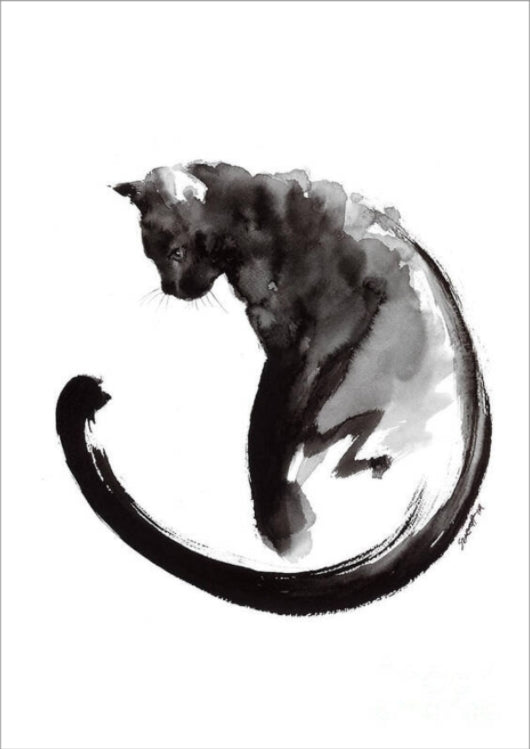 special payment link for cat artwork with size 24"x34", black frame