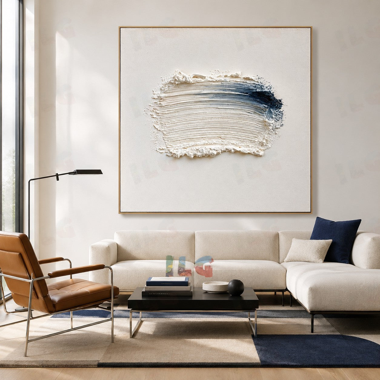 Arctic Flow – Modern Textured Wall Art