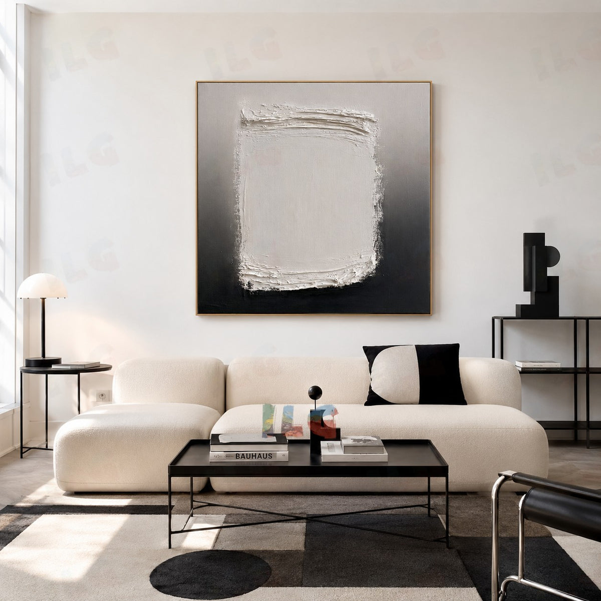 Ivory Structure – Modern Textured Wall Art