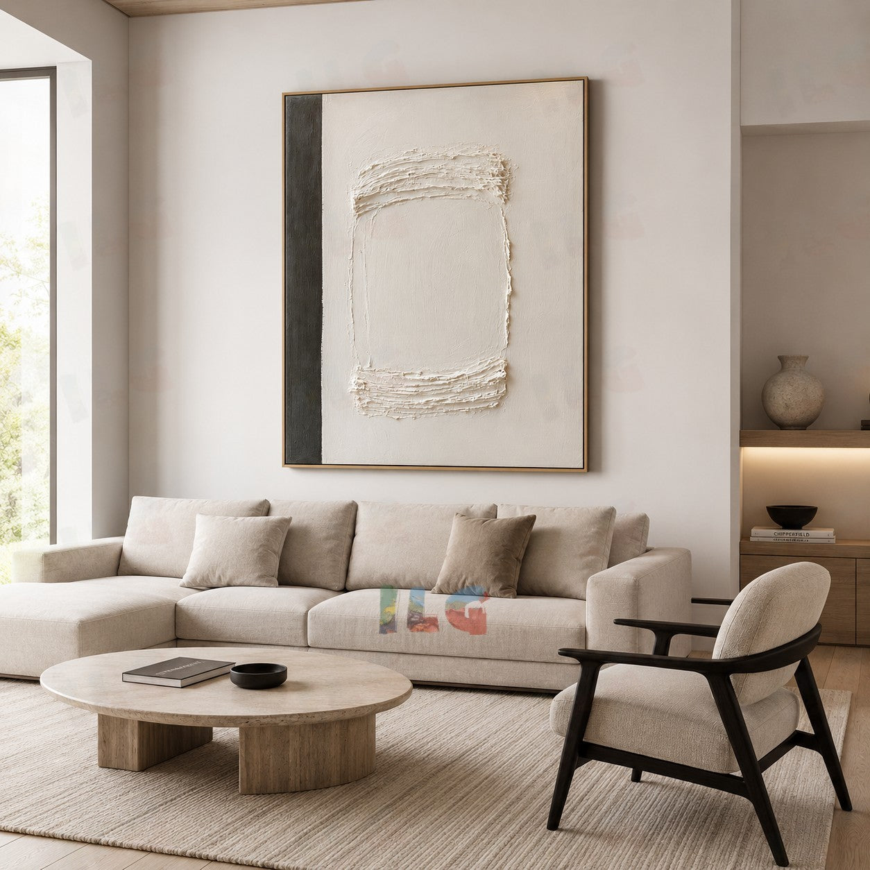 Monolith Quiet Frame – Minimal Textured Wall Art