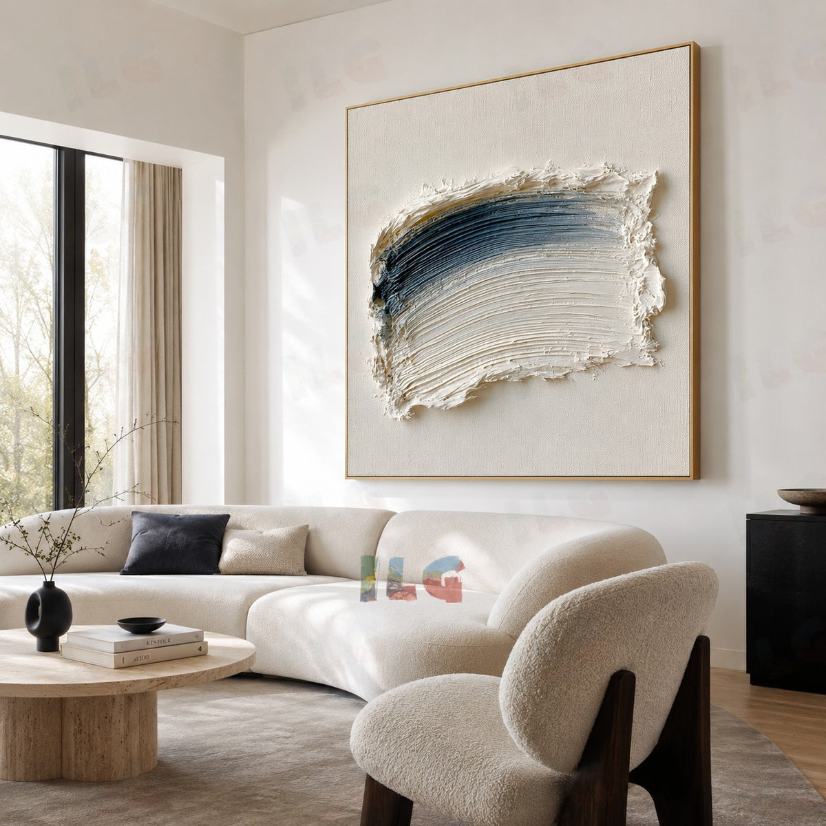 Ocean Flow – Modern Textured Wall Art