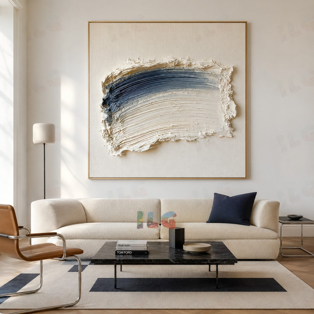 Ocean Flow – Modern Textured Wall Art