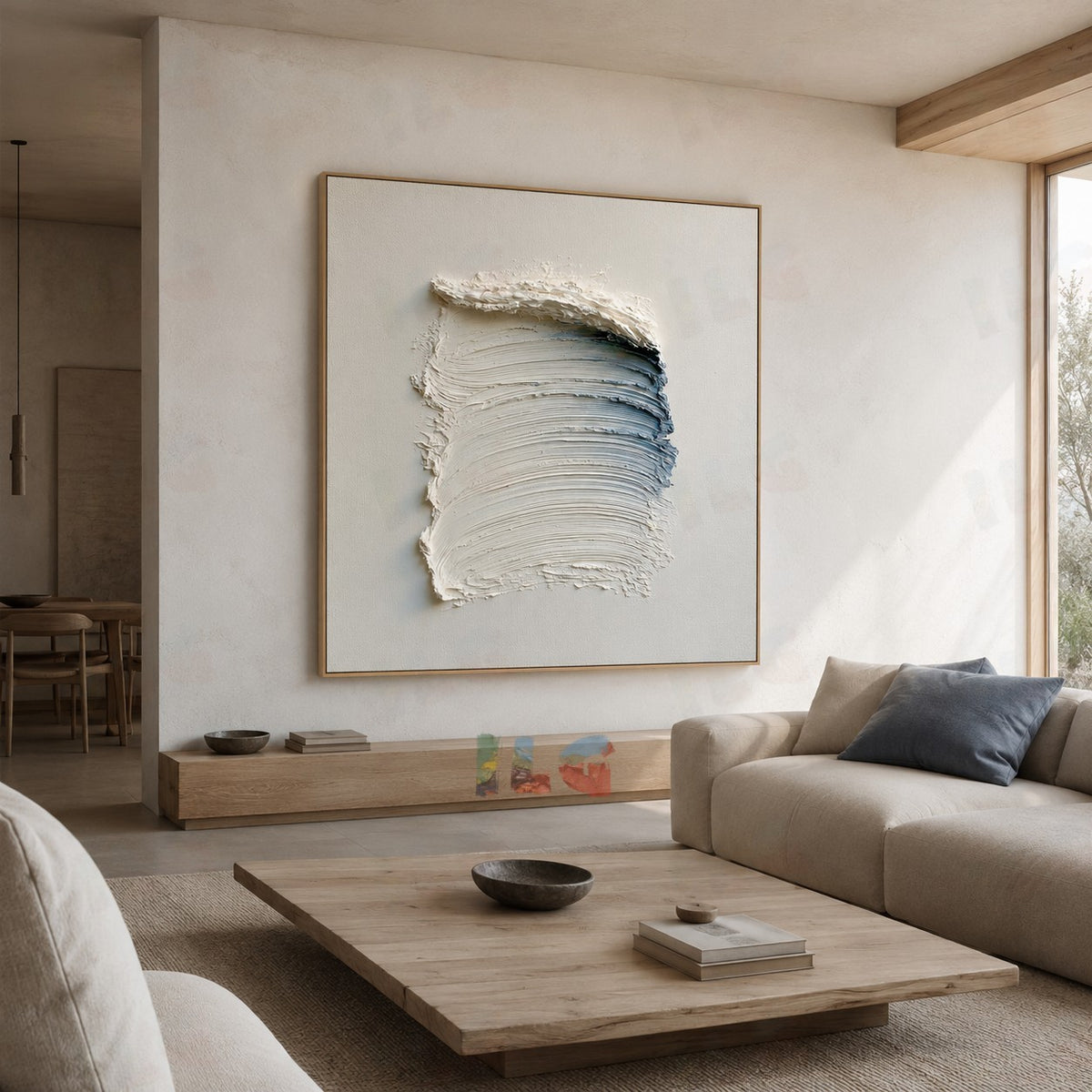 Ocean Mist – Modern Textured Wall Art