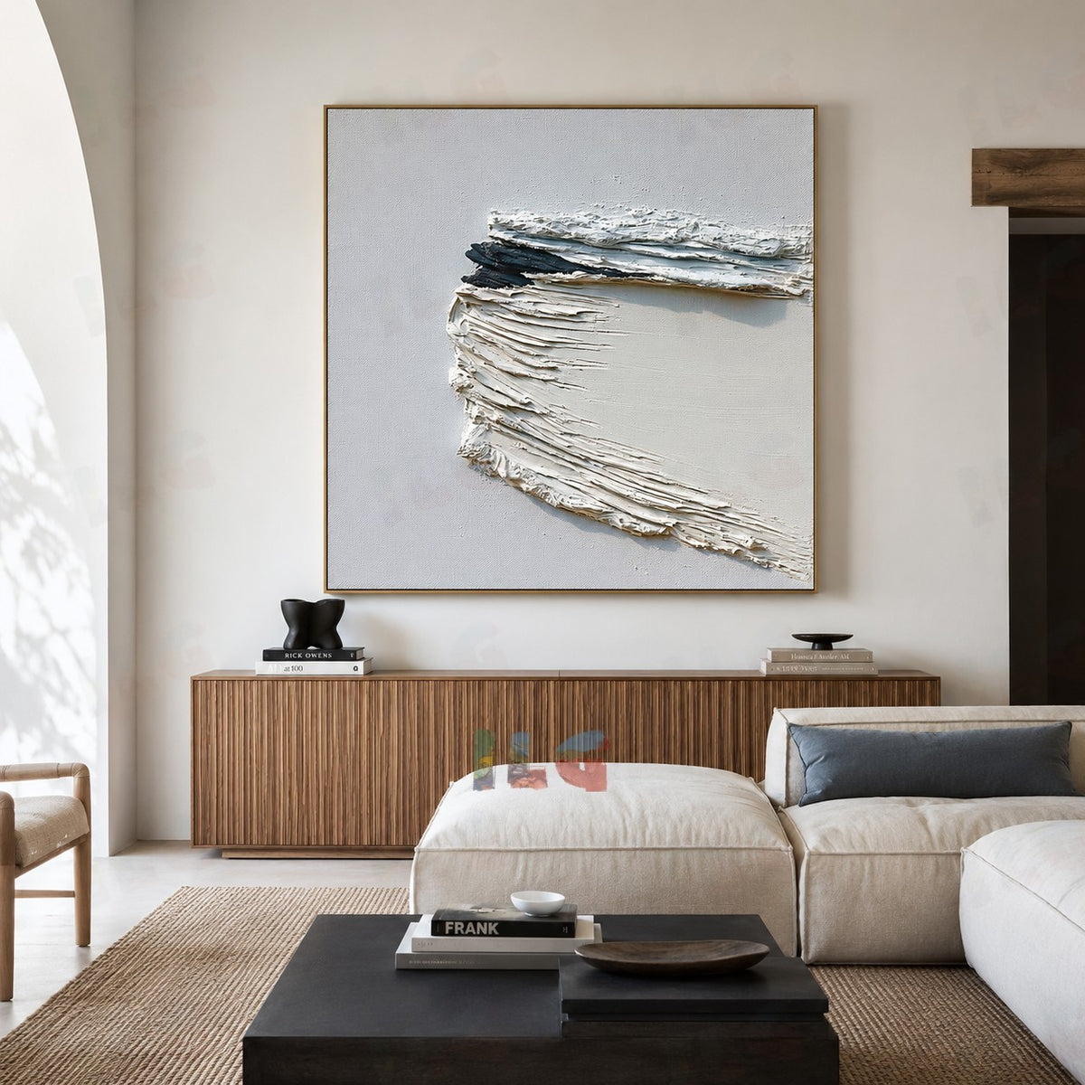 Ocean Trace – Modern Textured Wall Art