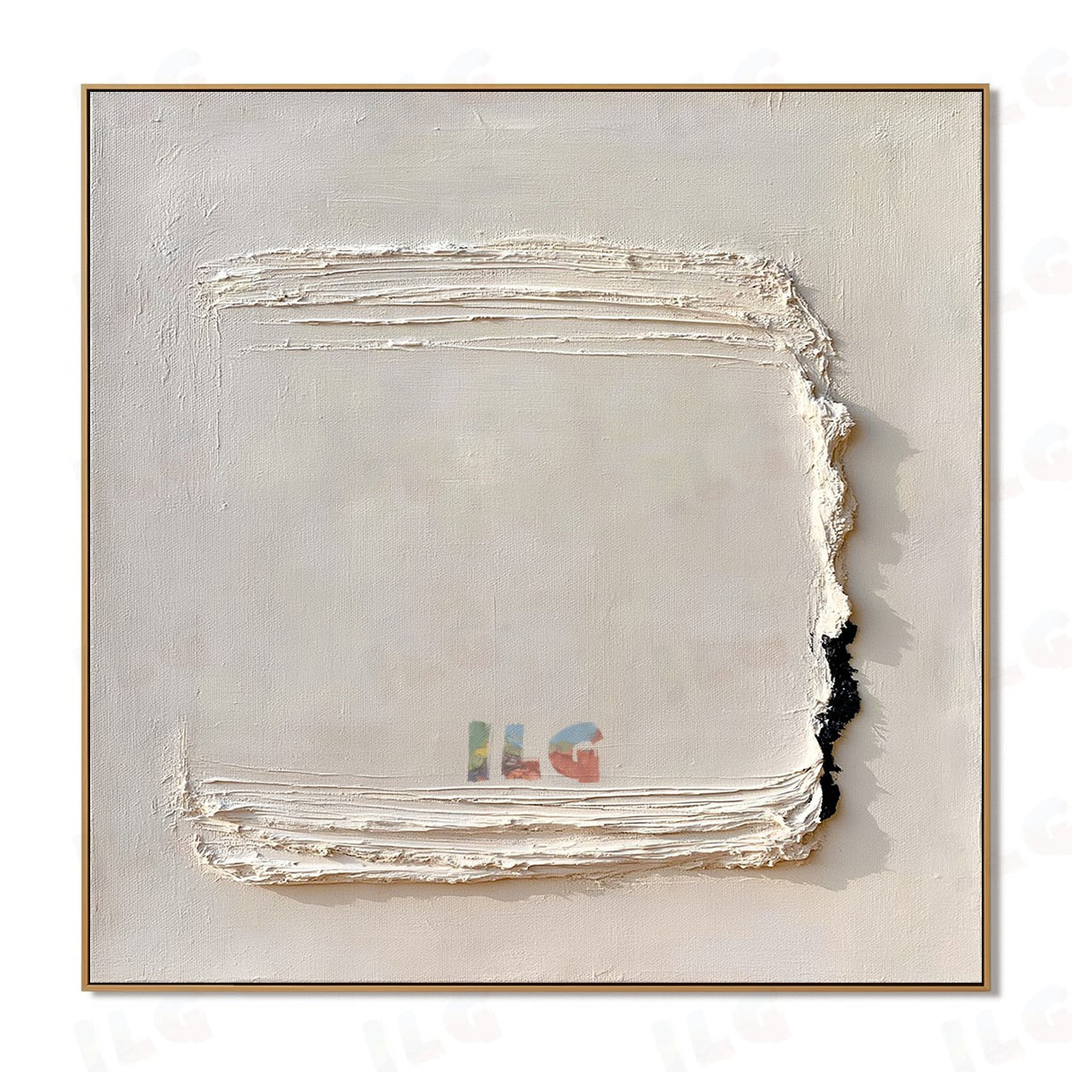Silent Edge – Minimal Textured Wall Art