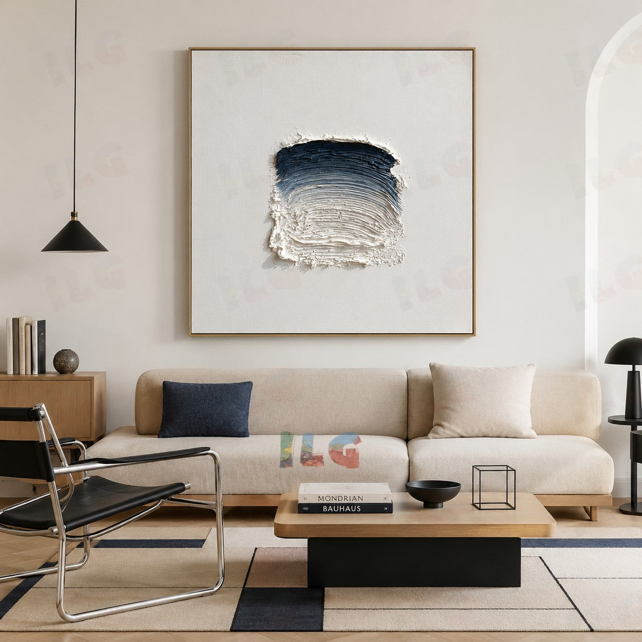 Still Form Drift – Minimal Sculpted Texture Abstract Wall Art