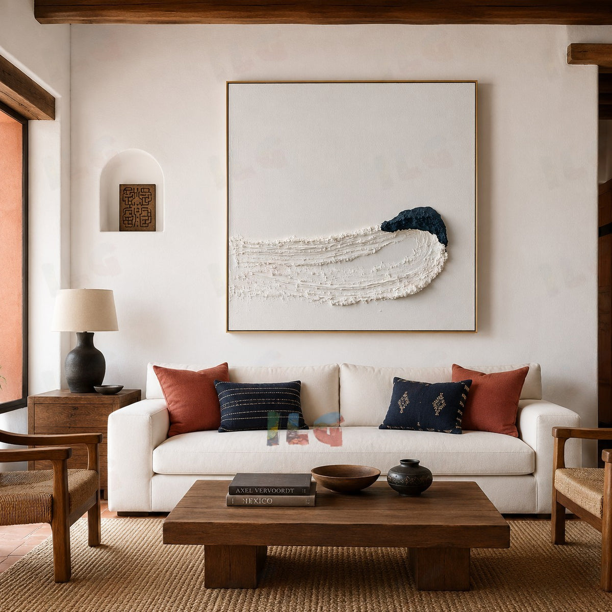 Tidal Form – Modern Textured Wall Art