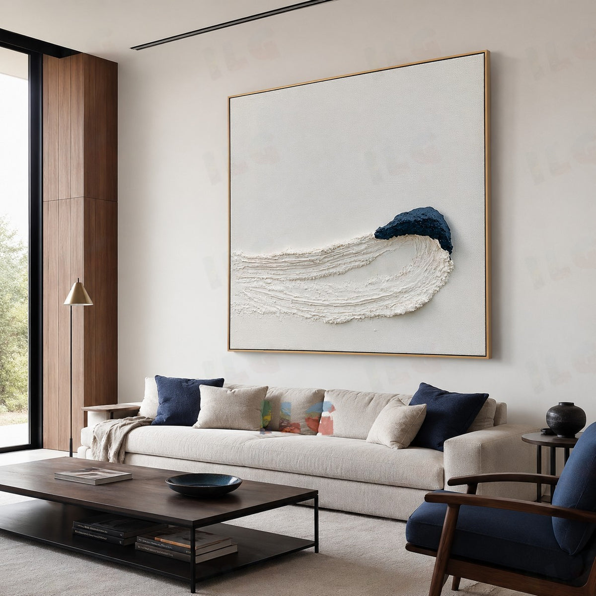 Tidal Form – Modern Textured Wall Art