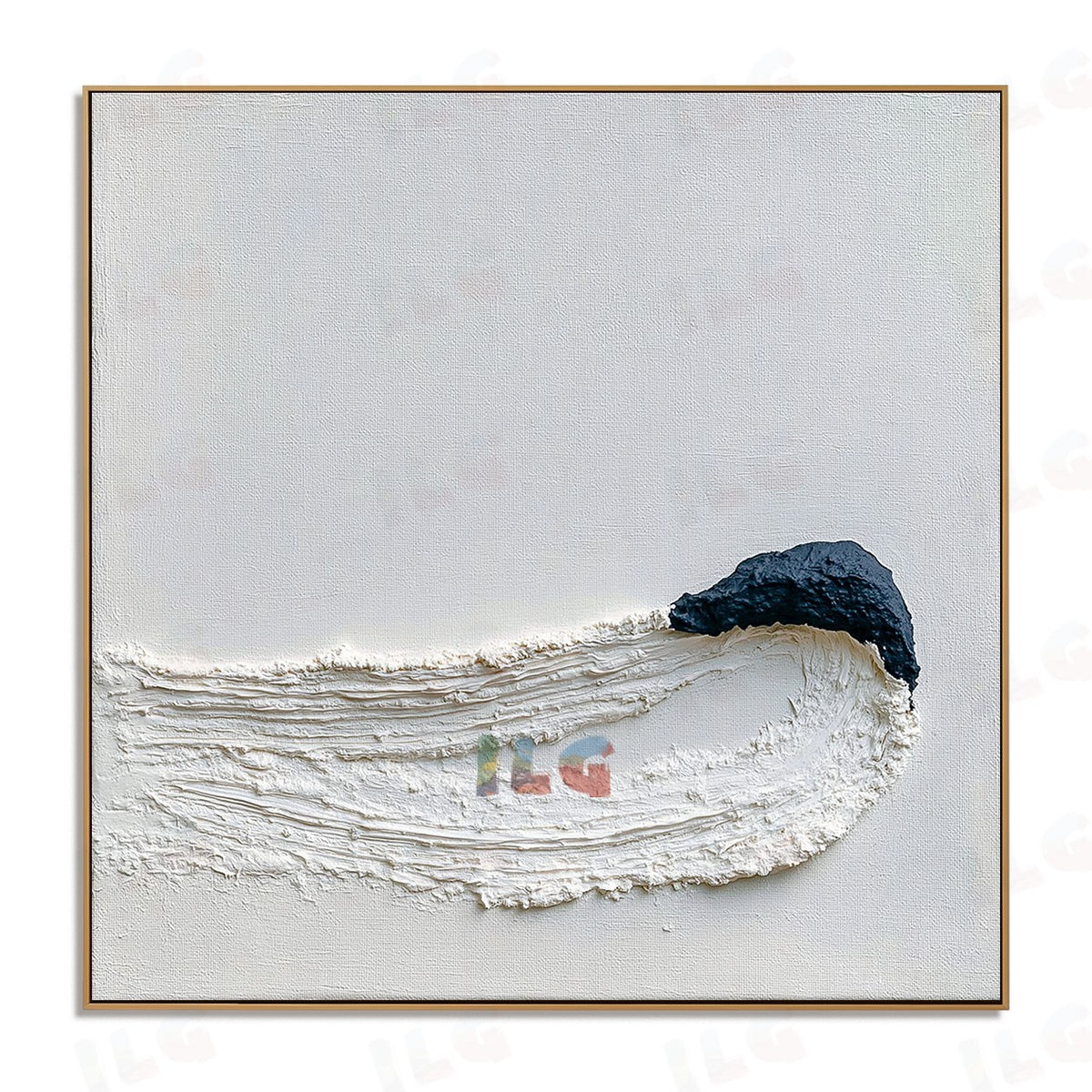 Tidal Form – Modern Textured Wall Art