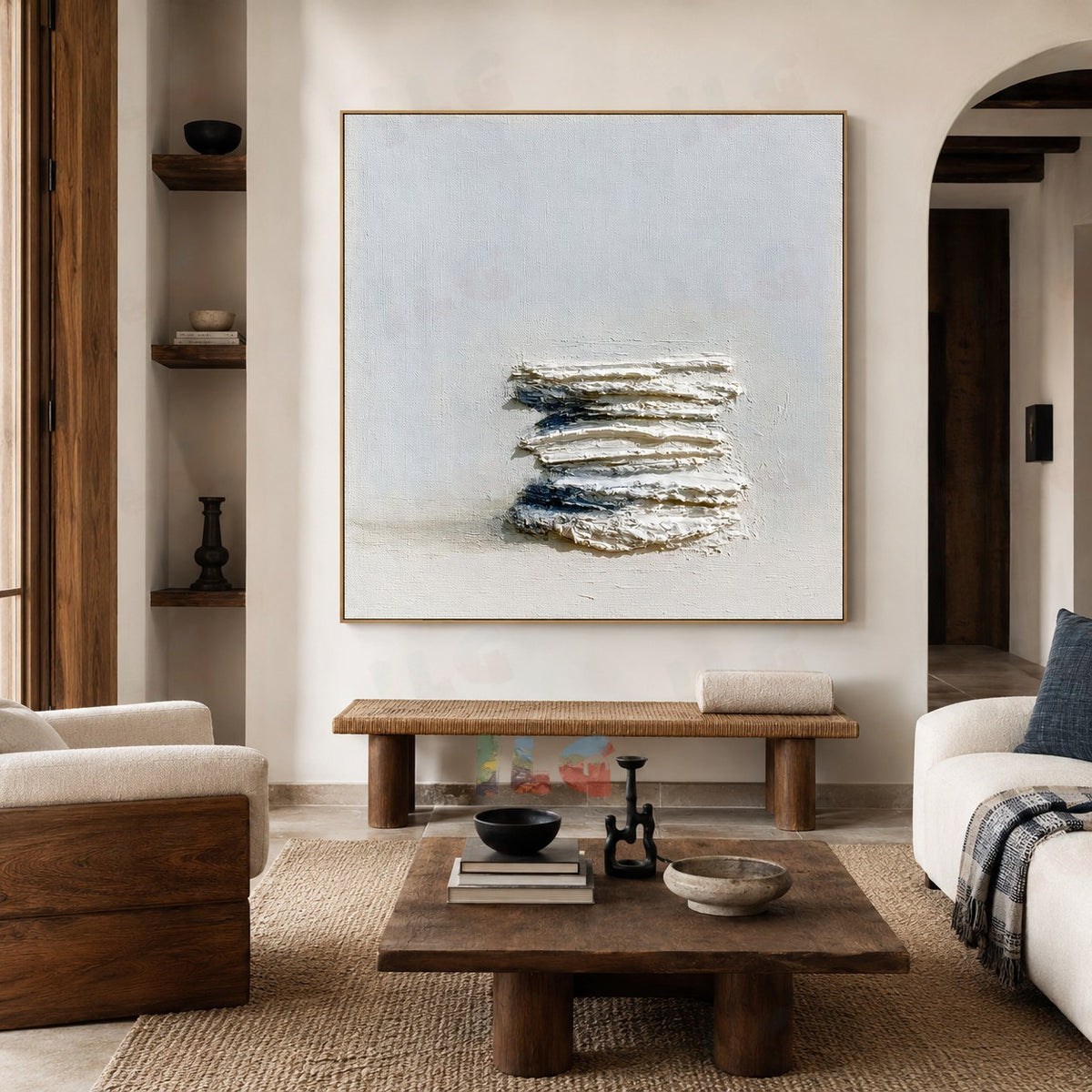 Tidal Rhythm – Modern Textured Wall Art