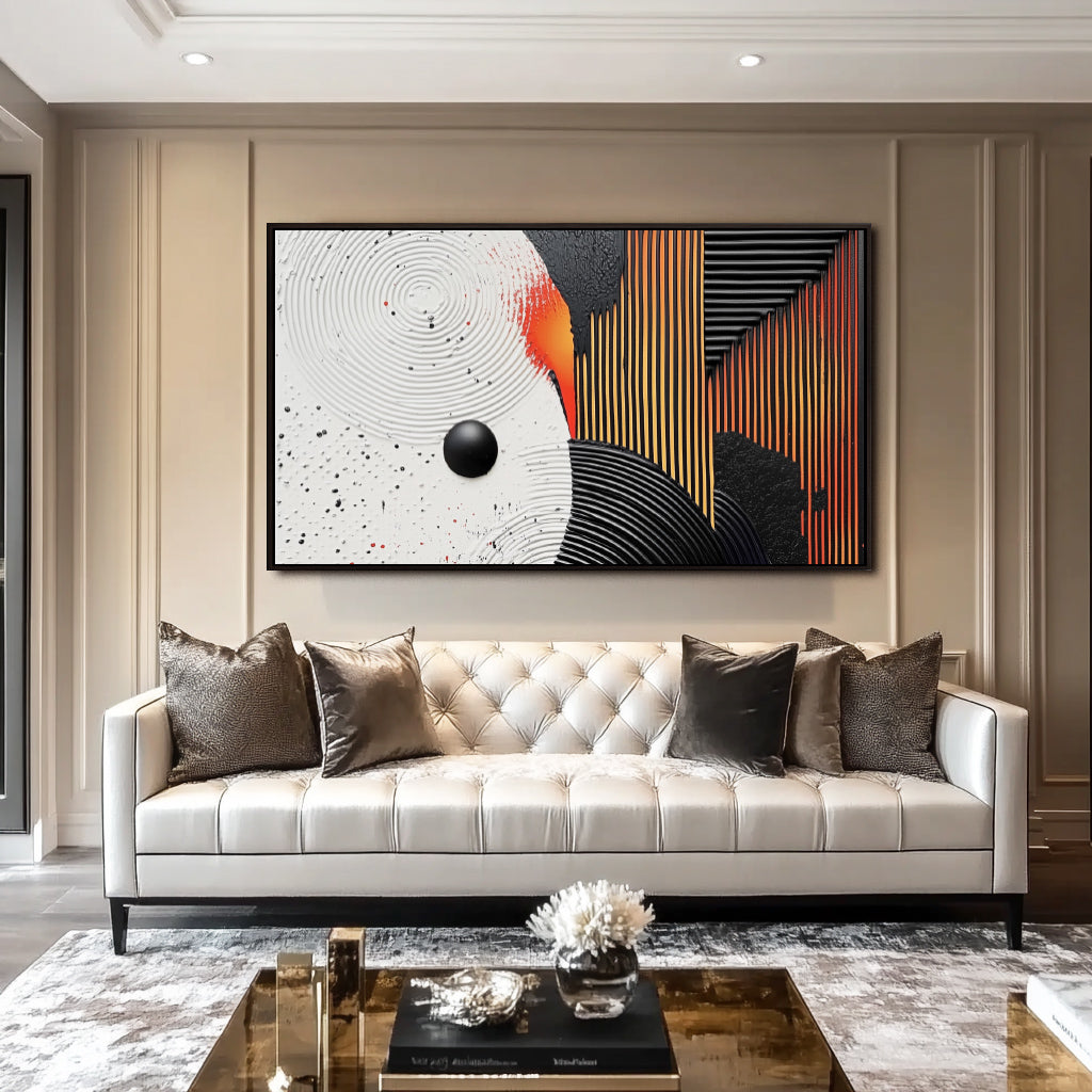 textured abstract painting for modern decor