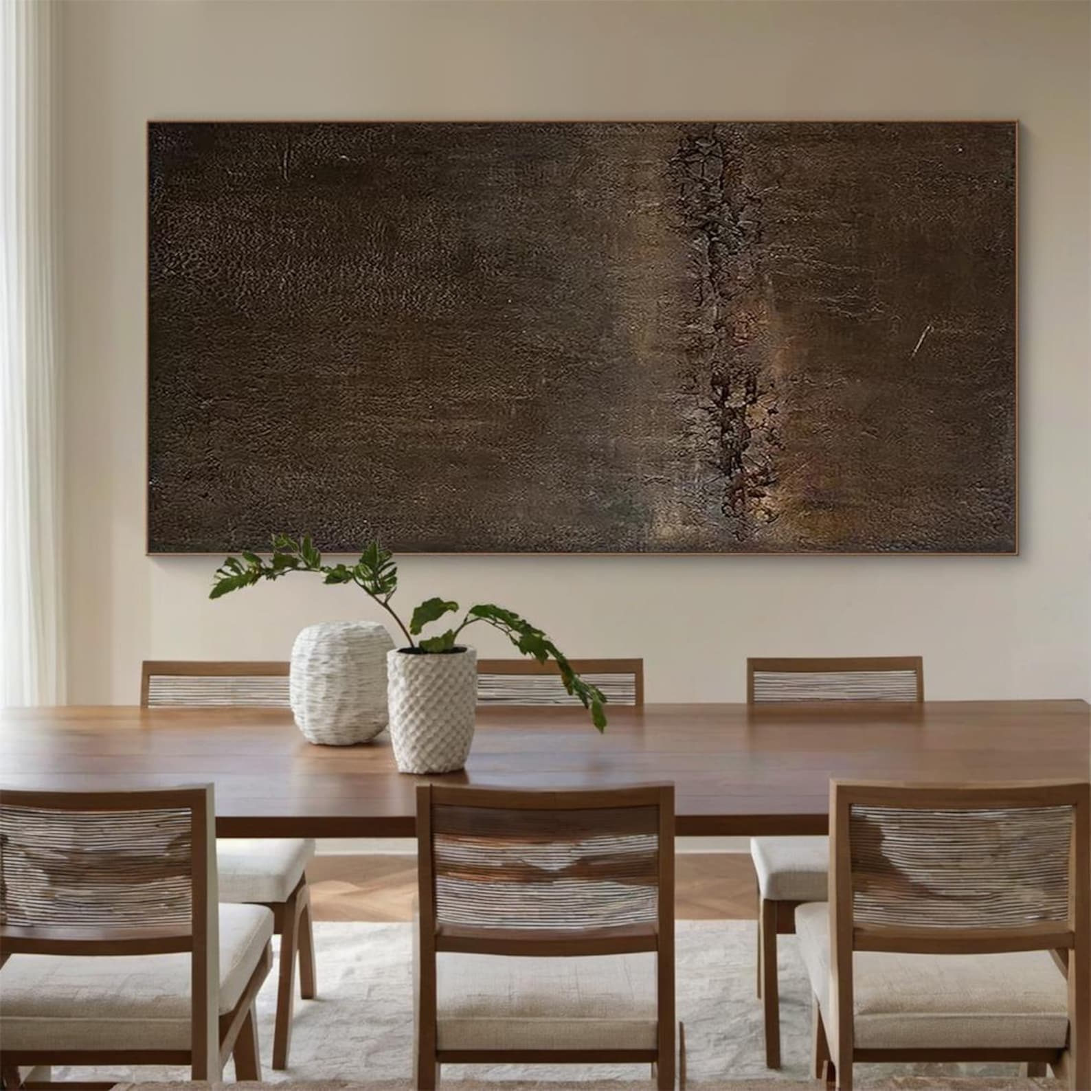 Inner Horizon – Textured Abstract Wall Art with Meditative Depth