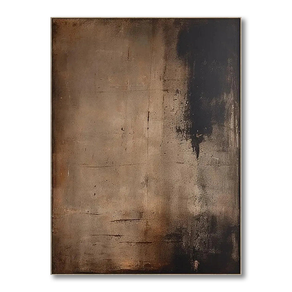 Silent Patina – Textured Abstract Wall Art Inspired by Time and Stillness