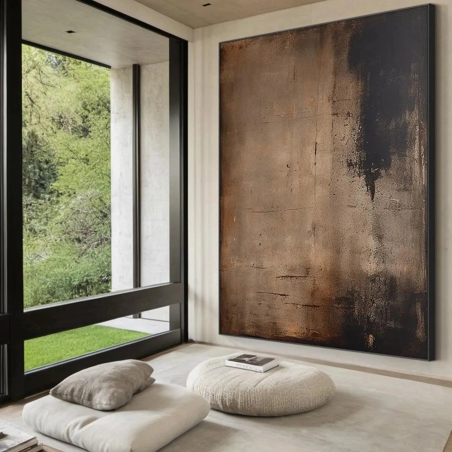 Silent Patina – Textured Abstract Wall Art Inspired by Time and Stillness
