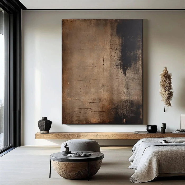 Silent Patina – Textured Abstract Wall Art Inspired by Time and Stillness