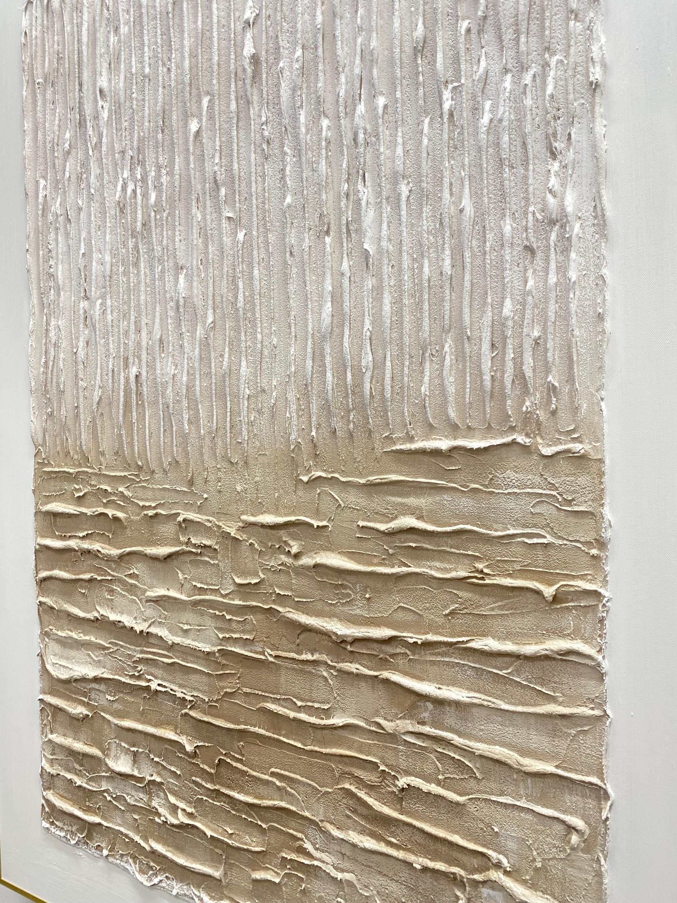 Earthbound Lines – Minimalist Textured Abstract Wall Art Set for Modern Living Room