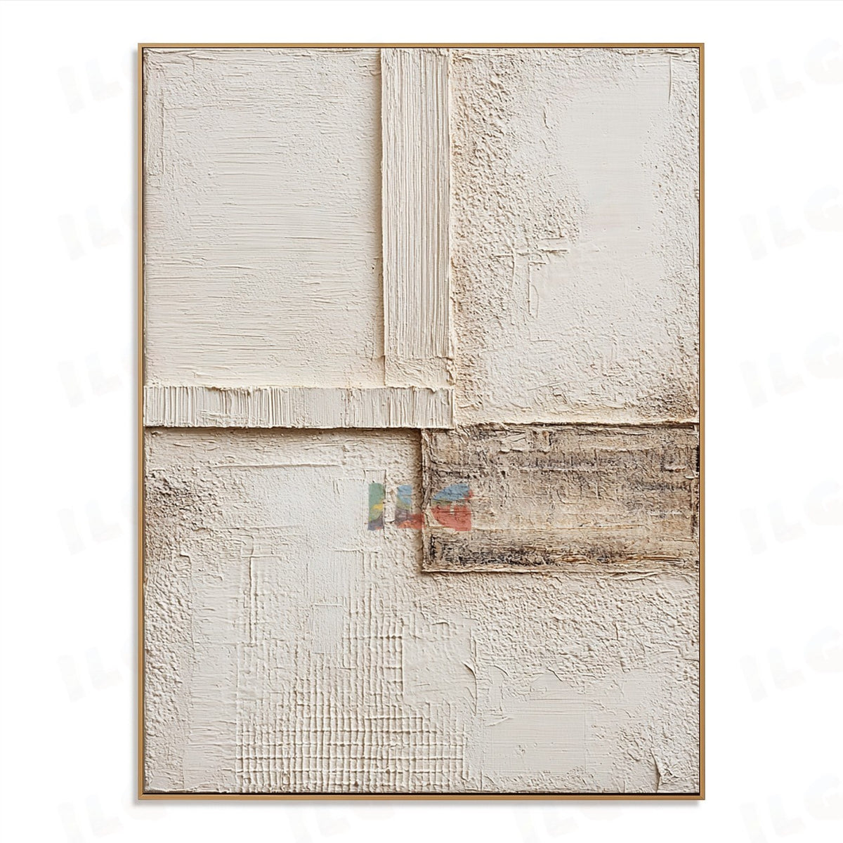 Architectural Silence – Abstract Textured Wall Art