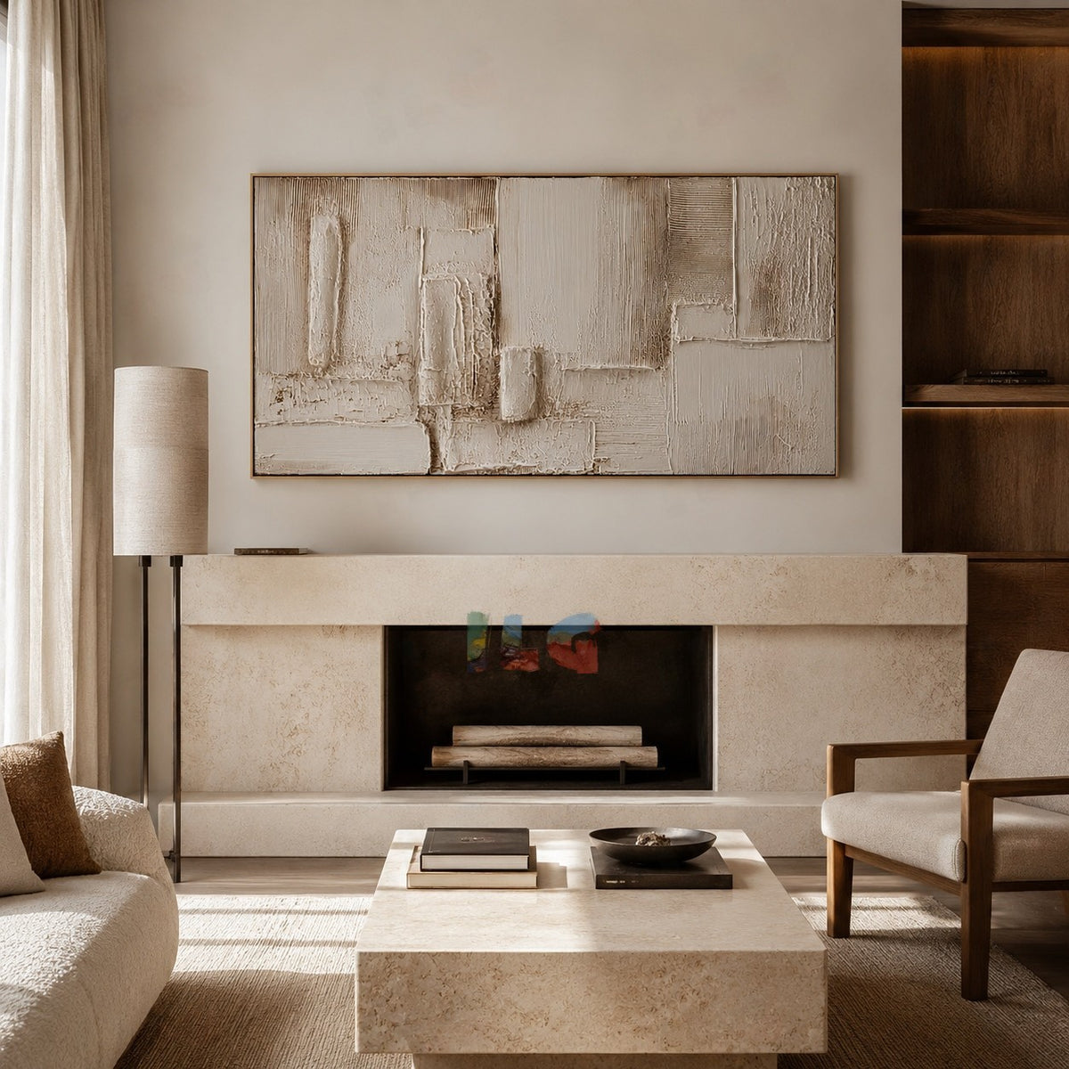 Earthbound Layers – Abstract Textured Wall Art