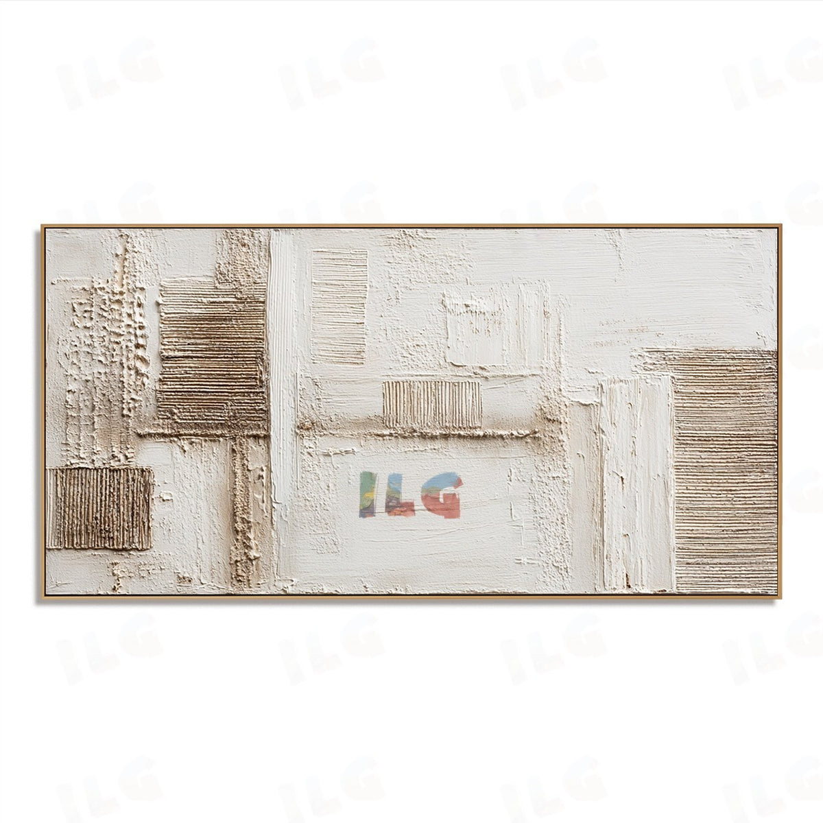 Linen Architecture – Abstract Textured Wall Art