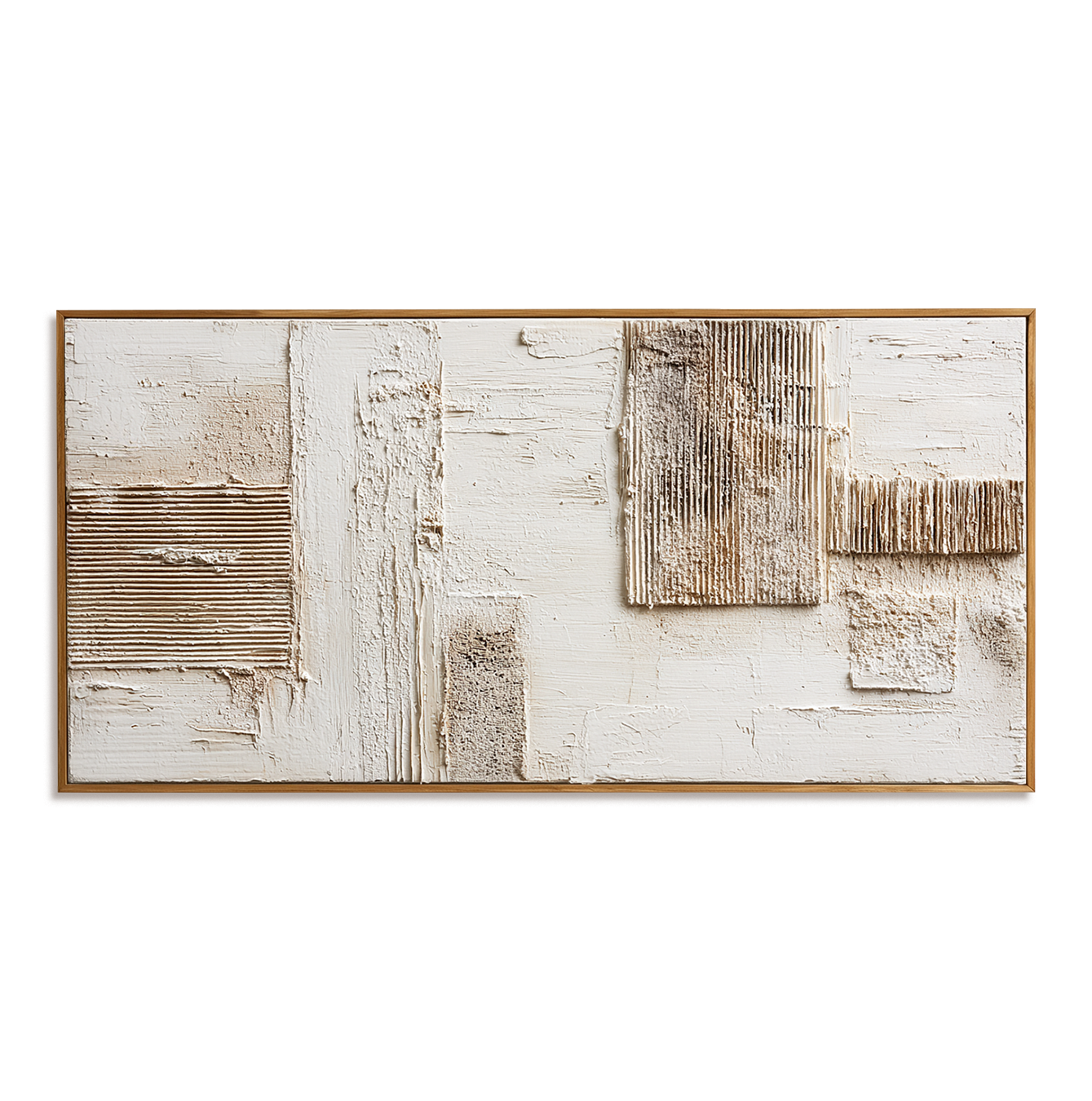 Measured Silence #2 – Wabi-Sabi Textured Abstract Wall Art