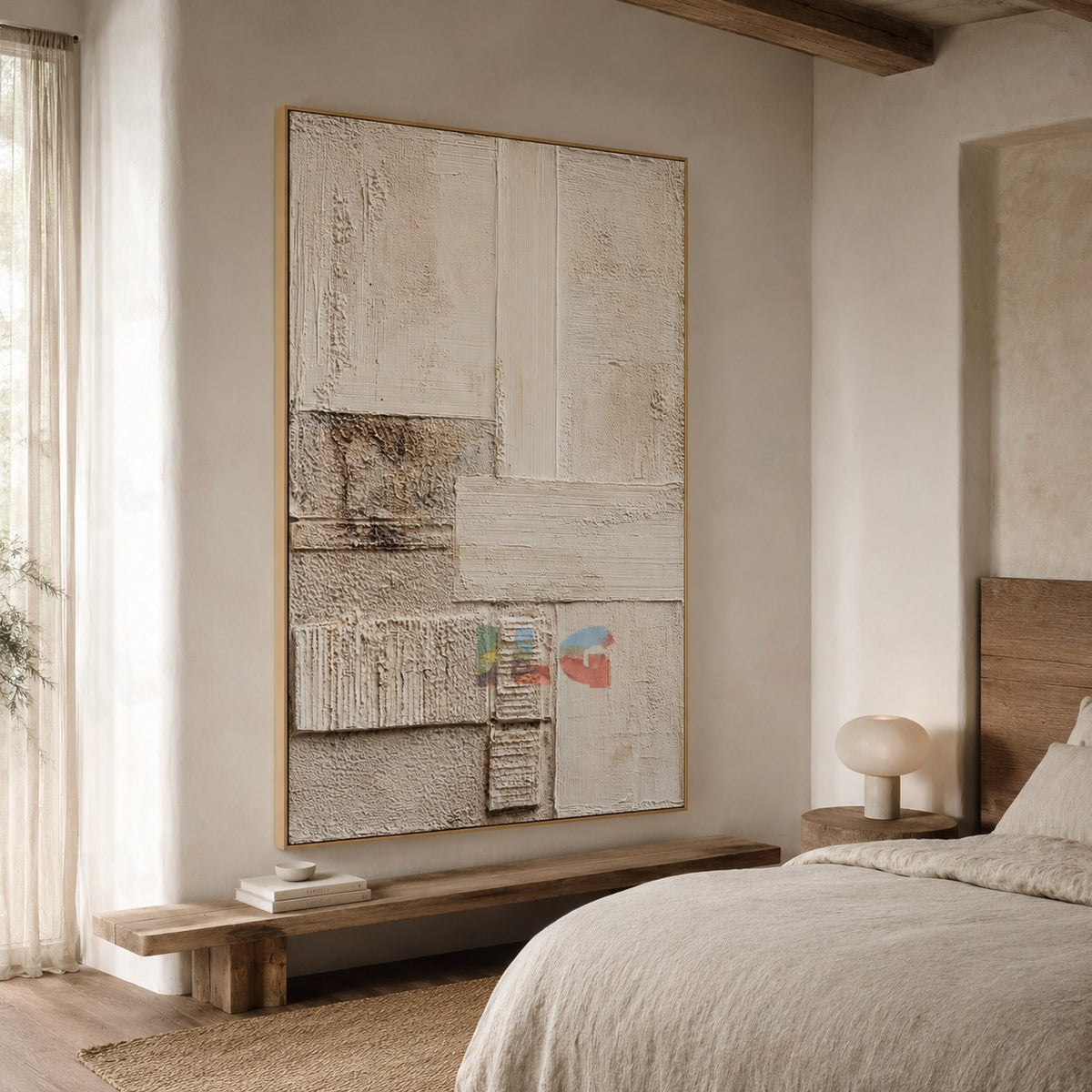 Stonework Balance – Abstract Textured Wall Art