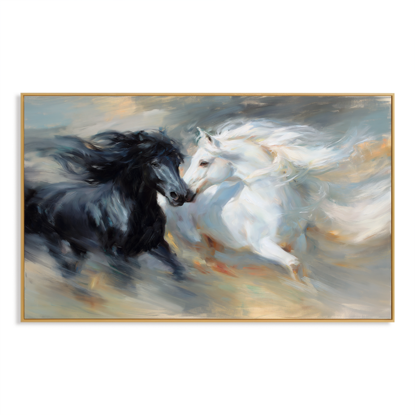 Free Spirits - Running Horse Canvas Art