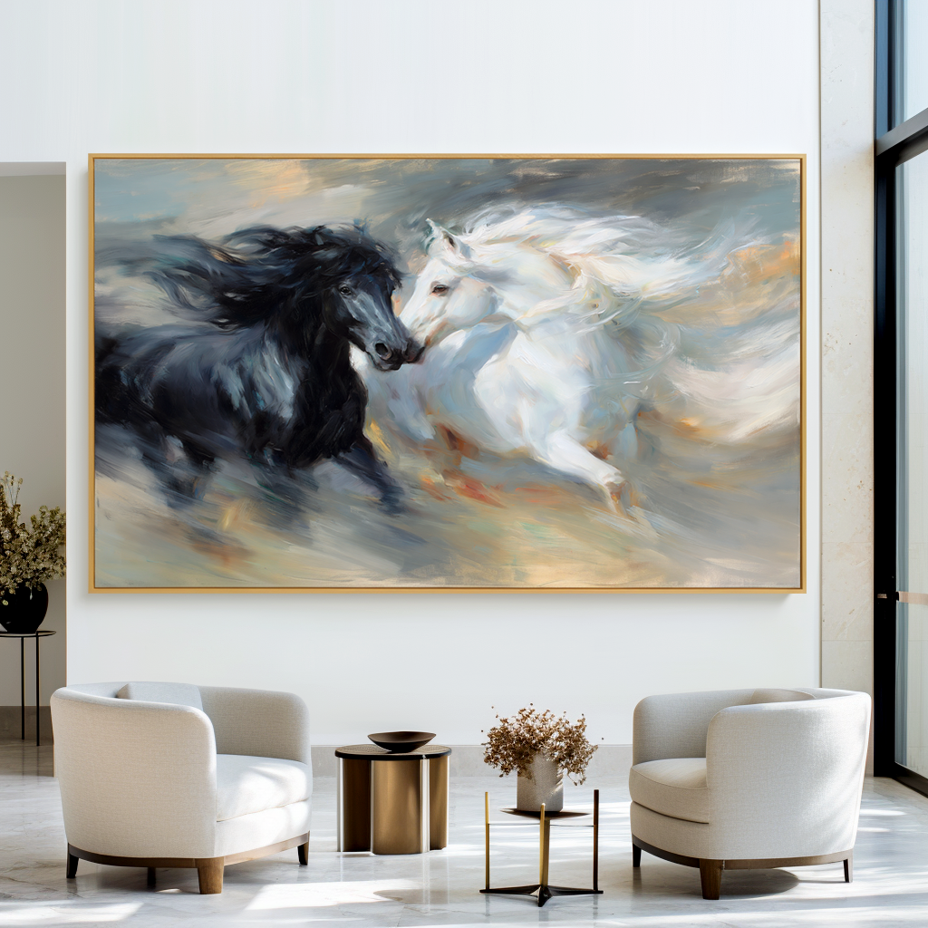 Free Spirits - Running Horse Canvas Art