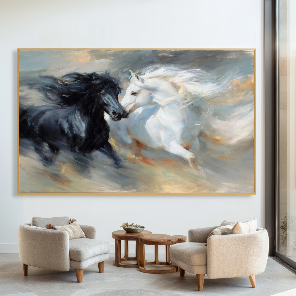 Free Spirits - Running Horse Canvas Art