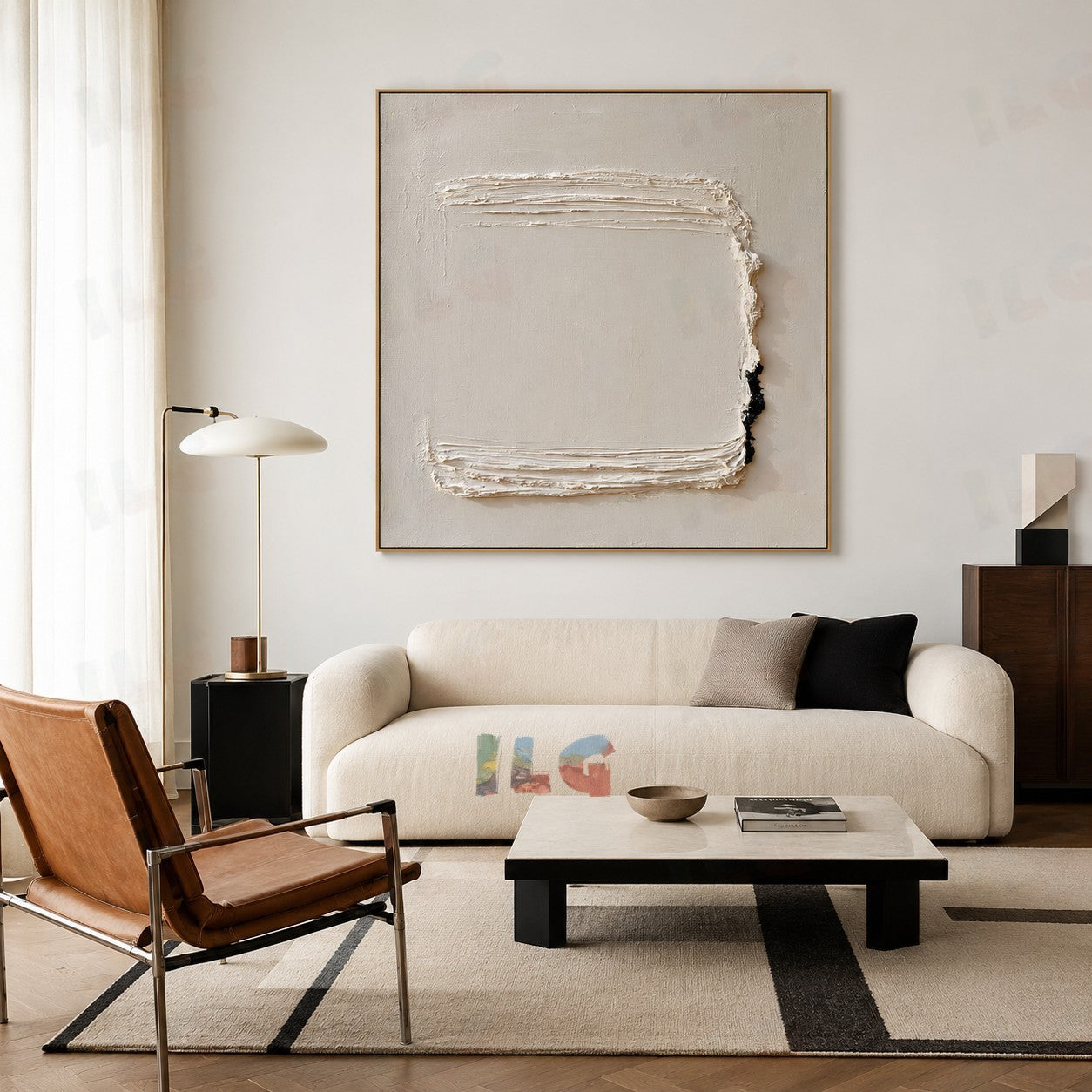 Silent Edge – Minimal Textured Wall Art