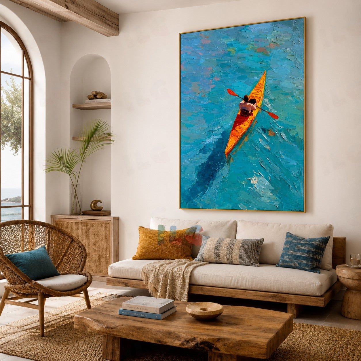 Azure Voyage – Coastal Adventure Wall Art